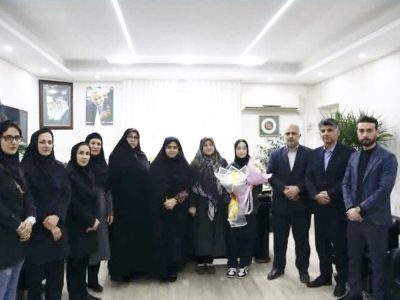 تجلیل فرماندار خمام از «صالحه مهدوی» پاراتکواندوکار شهرستان