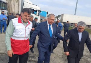 ورود ۷۰۰ تن کمک بشردوستانه از کشورهای همسایه به گمرک آستارا