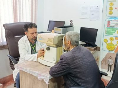 ارائه خدمات رایگان چشم پزشکی و تخصصی زنان و زایمان به مددجویان رودبار
