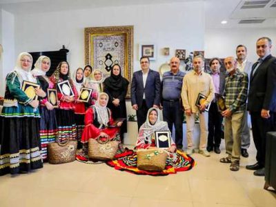 تجلیل از هنرمندان و پیشرانان هویت فرهنگی در منطقه آزاد انزلی