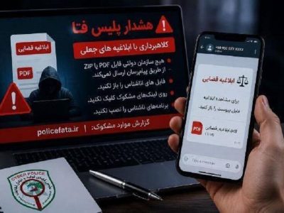 هشدار پلیس فتا؛ ابلاغیههای قضایی در پیامرسانها تله کلاهبرداران است