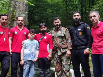 کودک عراقی در جنگل های فومن پیدا شد