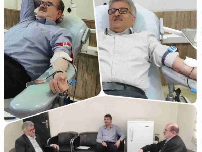 «اهدای خون» پیام همدلی مسئولان گیلان