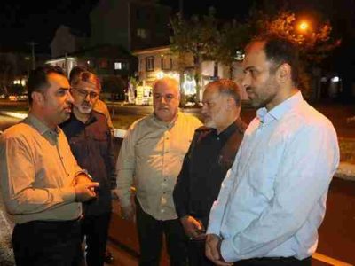 بازدید مشترک شهردار رشت و بازرس کل گیلان از پروژههای آسفالتریزی